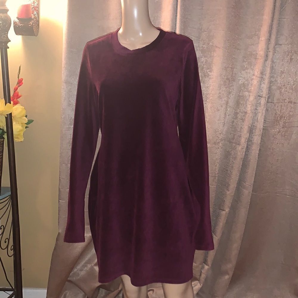 Burgundy Dress ❄️ 